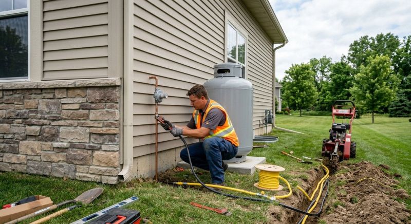Propane Line Replacement in Denver, CO