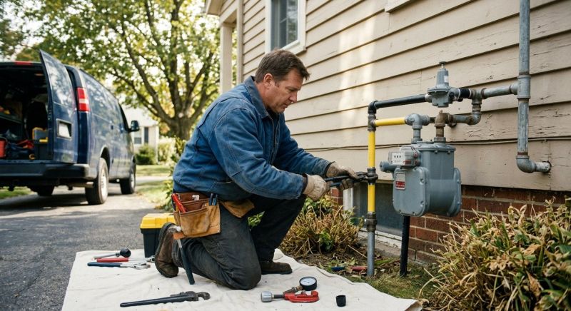Propane Line Installation in Fredericksburg, VA